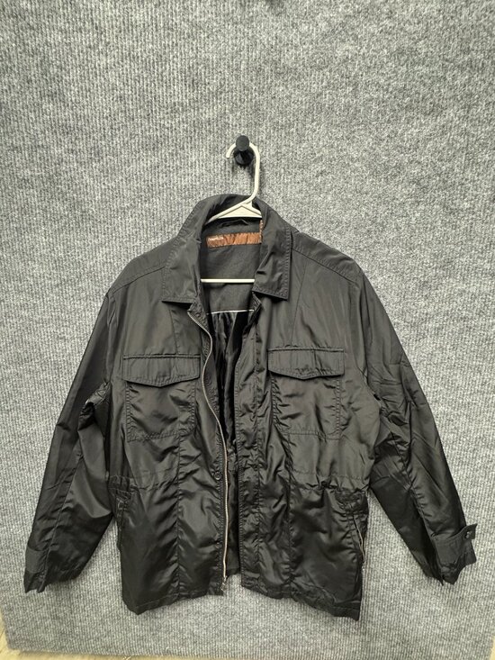 Perry Ellis Other - Perry Ellis Men's Size Large Black Lightweight Lined Rain Coat Jacket